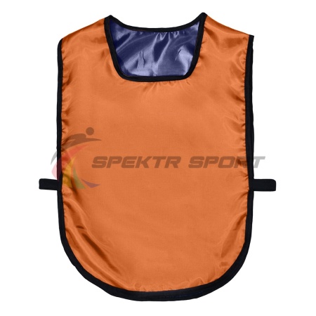 Купить Манишка футбольная двусторонняя универсальная Spektr Sport оранжево-синяя в Лабытнангах 