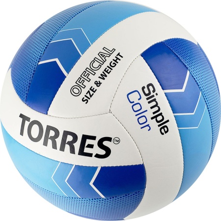 Купить Мяч волейбольный Torres Simple Color любительский р.5 в Лабытнангах 